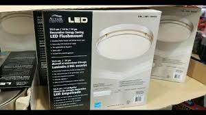Altair led flush mount light fixture. Costco Altair Led 14 Inch Led Flushmount Ceiling Fixture 19 Youtube