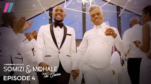 Better than any royalty free or stock photos. A Wedding Cake Hanging From The Ceiling Somizi And Mohale Expected Nothing Less