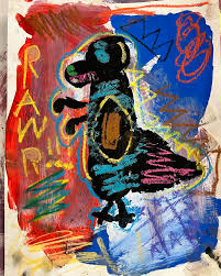 Happy v day from our cute lil Basquiat Dinos to yours 😅