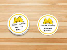 Golden Samosa Logo Branding Design On Behance Branding Design Logo Branding Design Logo Branding