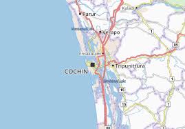 Kerala town map, road map and tourist map, with michelin hotels, tourist sites and restaurants for kerala. Michelin Cochin Map Viamichelin