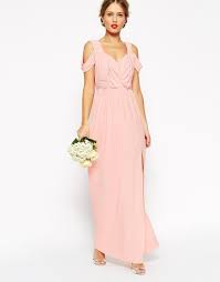 Asos Wedding Drape Cold Shoulder Maxi Dress At Asos Dusty Rose Maxi Dress Cold Shoulder Maxi Dress Maxi Dress