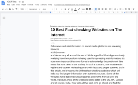 In the early days ocr software was pretty rough and freeocr is a basic free ocr software that offers all the core functionality you'd want from this type of software. 8 Best Ocr Software For 2020 Free And Paid Beebom