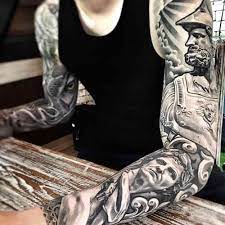 Black and grey or black and white is dark and masculine. 125 Best Sleeve Tattoos For Men Cool Ideas Designs 2021 Guide