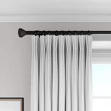 London Linen Solid Room Darkening Pinch Pleat Single Curtain Panel In 2021 Pinch Pleat Draperies Colorful Curtains Pinch Pleat Curtains