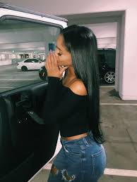 Dark chocolate or warm brown are the best suited hair color ideas for long black hair. Pin By Deborah Williams On Hair Straight Hairstyles Long Hair Styles Hair Styles