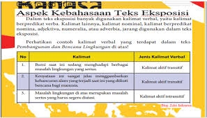 Kalimat aktif minimal terdiri dari subyek dan juga predikat. Teks Eksposisi Pembangunan Dan Bencana Lingkungan Beserta Strukturnya Berbagai Teks Penting