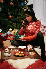 Mia Khalifa Lingerie Xmas Onlyfans Set Leaked - Influencers GoneWild