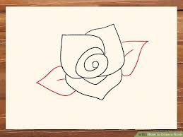 Start by drawing a small oval shape. Drawing Rose Drawing Easy Simple