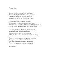 Pin By Alyssa Pedi Slattery On Beautiful Words Funeral Blues Quotes And Notes Grief Poems