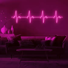 Heartbeat Neon Sign In 2020 Neon Sign Bedroom Neon Room Neon Bedroom