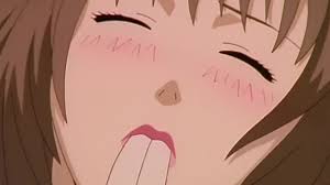 Anime lesbian group and masturbation session