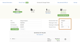 % complete to date period to c d e f g h i item no. Creating A Retainage Invoice In The Aia Format Knowify