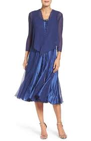 For An Older Model To Wear Komarov Embellished A Line Dress Jacket Regula Dress For Petite Women Dresses To Wear To A Wedding Women Wedding Guest Dresses