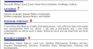 10 contoh cv bahasa inggris menarik beserta artinya. Contoh Resume Ringkas Dalam Bahasa Inggeris Jawat Koso