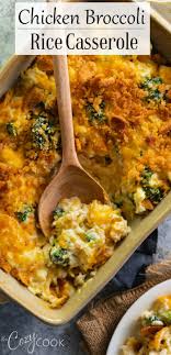 Chicken Broccoli Rice Casserole Cooking Comfort Soup Recipes Easy Thanksgiving Recipes