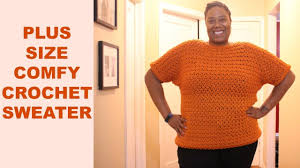 Collection by knitty kitty bags • last updated 4 weeks ago. How To Crochet A Plus Size Comfy Sweater Diy Jackie1113 Youtube