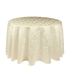 108 In Round Falling Lilies Damask Tablecloth Ivory Damask Tablecloth White Table Cloth Round Tablecloth
