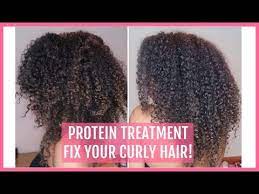 Not just a strengthening product, this protein cream fortified with black honey also works to detoxify the strands and scalp, removing buildup so the protein can better penetrate the hair. Protein Treatment For Natural Curly Hair Damaged Hair Youtube