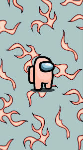 Among Us Peach Flames Wallpaper Iphone Wallpaper Pattern Iphone Wallpaper Images Iphone Wallpaper Tumblr Aesthetic