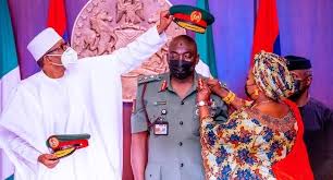 The remains of chief of army staff, coas, ibrahim attahiru and muslim officers, who died in the air crash have arrived at the national mosque, abuja. Dxtoxr9yjujeem