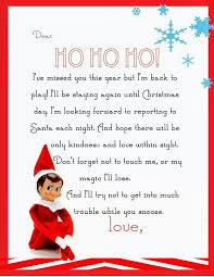 Elf On The Shelf S 1st Day Back Elf On Shelf Letter Elf Letters Christmas Elf