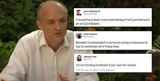 Lift your spirits with funny jokes, trending memes, entertaining gifs, inspiring stories, viral videos, and so much. Dominic Cummings Memes Reactions To His Car Crash Press Conference