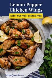 Lemon Pepper Chicken Wings Recipe Chicken Wing Recipes Stuffed Peppers Lemon Pepper Chicken Wings