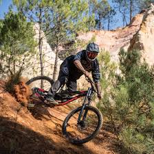 bryanregnier with his tues in action mountainbike