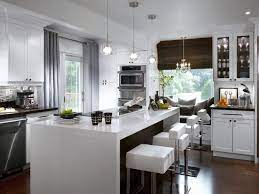 The most common window covering for the kitchen is the roller shade because of the ability to bring the shade down while maintaining the ability to see outside. Contemporary Kitchen Window Treatments Hgtv Pictures Hgtv