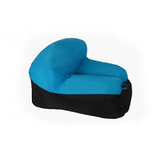 Lazy sofa, inflatable sofa, family inflatable lounge chair, graffiti pattern flocking sofa, with. Sofa