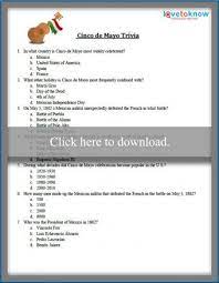 Perhaps it was the unique r. Printable Cinco De Mayo Trivia Lovetoknow