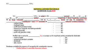 Buletin de vot prin corespondenta pers juridice. Raport Administrator Pentru BilanÈ SituaÈii Financiare La 31 12 2018 Model 2019 Orientativ Editabil Gratuit Cabinetexpert Ro Blog Contabilitate