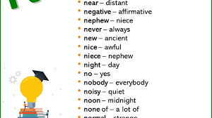 Here we consider five words that may not mean what you think they mean: Alphabetical Opposite Word List N English Grammar Here