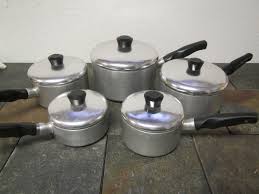 10 Piece Wear Ever Aluminum Cook Ware Set Pots And Pans Etsy Aluminum Cookware 10 Things