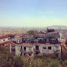 flo r on instagram barcelona ocupa besetzt parque guell city view instagram great view barcelona