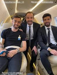 Bruno Fernandes Boarded A Private Jet To Manchester United (photos) -  Sports - Nigeria