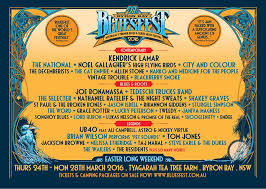 Bluesfest is located just 10 minutes drive north of byron bay, nsw at tyagarah tea tree farm. Byron Bay Bluesfest 2016 Music Festival Wizard