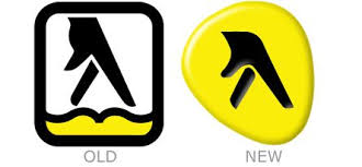 This Is The Logo For Yellow Pages The Old Logo Has Fingers Going Though The Actual Yellow Pages Book But With The Decline In Phys Book Logo Old Logo Cool Logo
