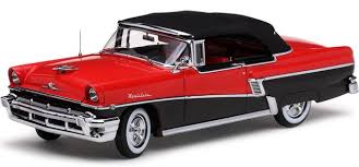 1956 Mercury Montclair Closed Convertible Carousel Red Tuxedo Black Sunstar Platinum 1 18 Diecast Car Scale Model Plastic Model Cars Diecast Diecast Cars