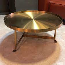 Kincaid furniture plank road artisans round solid wood cocktail regarding measurements 3200 x 3200. Fiorella Round Coffee Table With Wheels