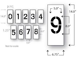 8 inch stencils to print. 8 Inch Number Stencils Kit Maxi Thick Plastic Reusable 29608d
