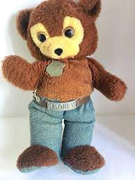 Smokey The Bear Talking Plush Doll Vintage 15 Tall Knickerbocker Toy Co Knickerbockertoycompany Smokey The Bears Bear Plush Toy Plush Dolls
