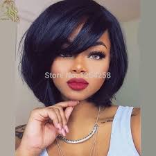 Talking about styling the tapered skin fade short hair cut, we've already prepared a detailed manual for you. Aliexpress Com Buy 8a 180density Short Human Hair Wigs With Bangs For Black Women Glueless Bob Full L Short Human Hair Wigs Short Hair Styles Human Hair Wigs