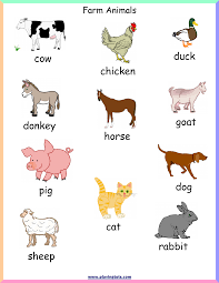 Free Printable For Kids Toddlers Preschoolers Flash Cards Charts Worksheets File F Farm Animals Activities Farm Animals Preschool Animal Activities For Kids