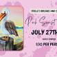 Pink Sunset Pelican
