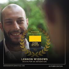 Congratulations to Lennon Widdows for winning Best Supporting Actor award  in 'An Eye for an Artisan' a film by Guy Nicholls. . . . . . . #filmfreeway  #filmmaker #filmfestival #awardswinners #officialselection #finalists  #filmdirector #shortsfilm ...