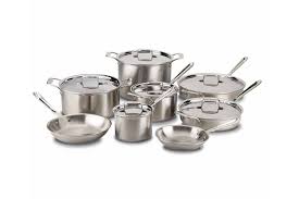 One Of The More Popular Series Of All Clad Cookware Is The D5 Stainless Collection The Versatil Cookware Set Stainless Steel Cookware Brushed Stainless Steel