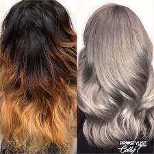 Color Correction Over Processed And Uneven To Shining Finish Over Bleached Hair Color Correction Hair Levels