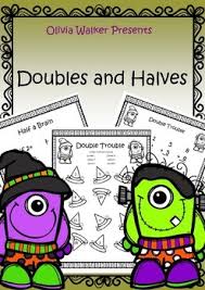 Double And Half Math Doubles Doubling And Halving Math For Kids